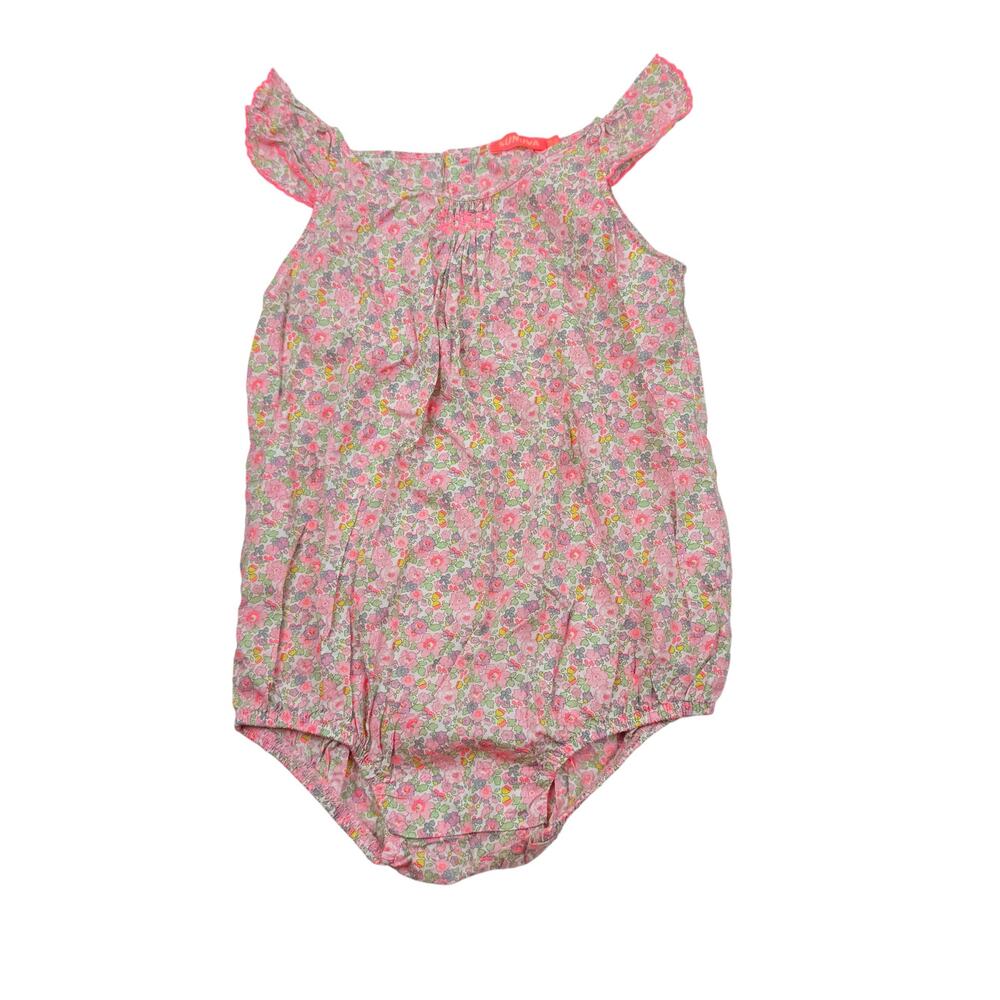 Sunuva Floral Baby Girls Romper, 18/24m